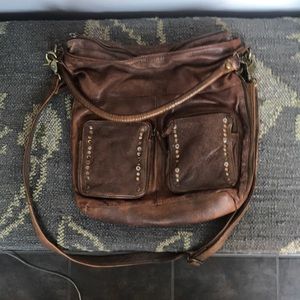 Edgy 100% Leather Woman’s Handbag